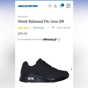Skechers work footwear slip resistant sneakers
